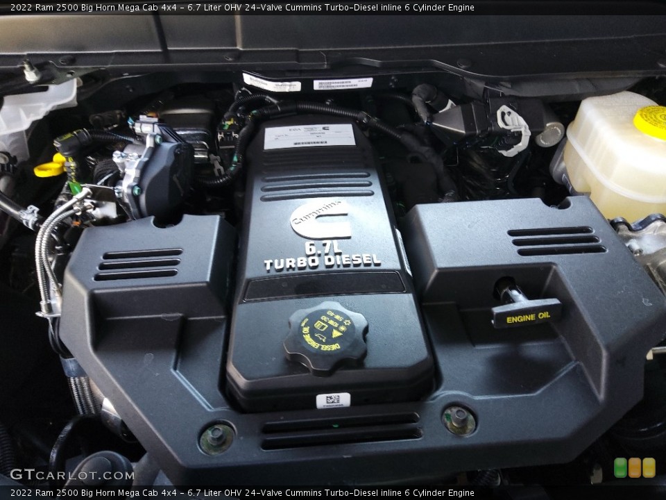 6.7 Liter OHV 24-Valve Cummins Turbo-Diesel inline 6 Cylinder Engine for the 2022 Ram 2500 #143630075