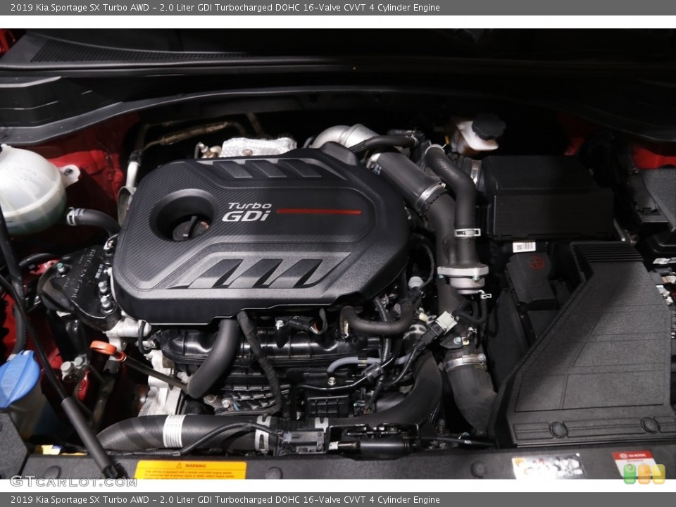 2.0 Liter GDI Turbocharged DOHC 16-Valve CVVT 4 Cylinder 2019 Kia Sportage Engine