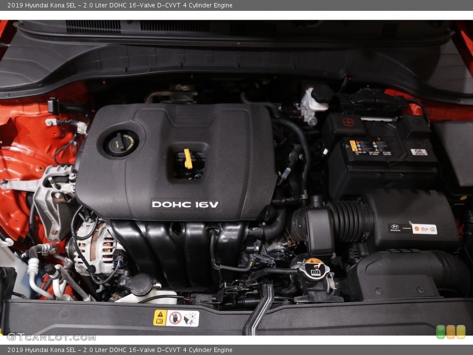 2.0 Liter DOHC 16-Valve D-CVVT 4 Cylinder Engine for the 2019 Hyundai Kona #143634986