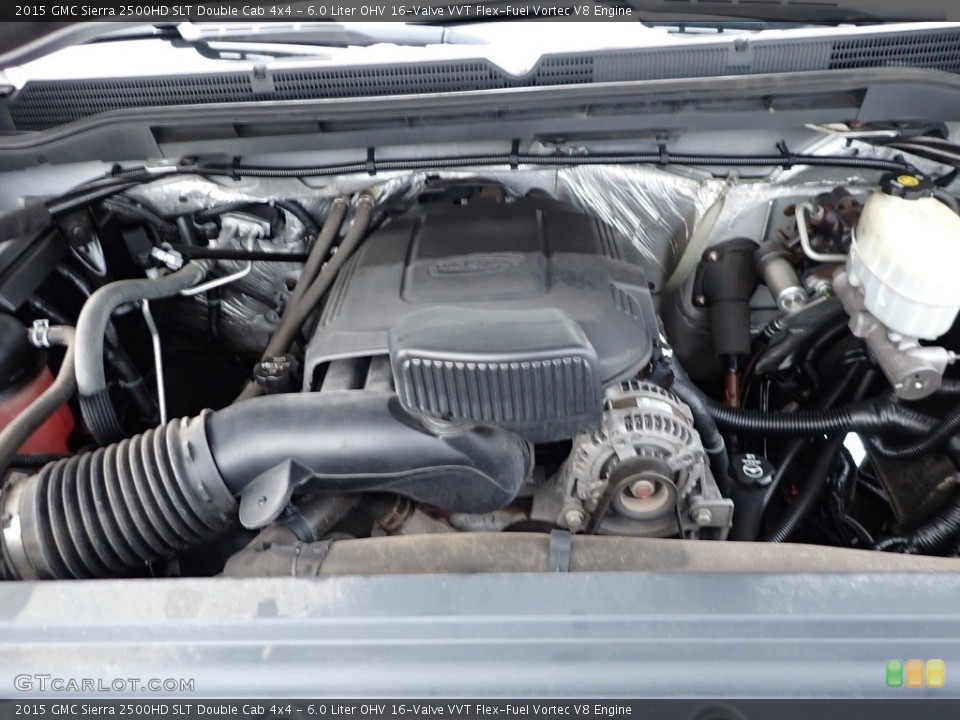 6.0 Liter OHV 16-Valve VVT Flex-Fuel Vortec V8 Engine for the 2015 GMC Sierra 2500HD #143636231