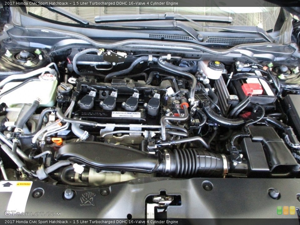 1.5 Liter Turbocharged DOHC 16-Valve 4 Cylinder Engine for the 2017 Honda Civic #143640263