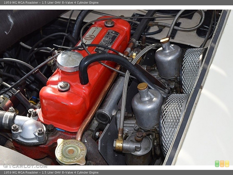 1.5 Liter OHV 8-Valve 4 Cylinder Engine for the 1959 MG MGA #143641957