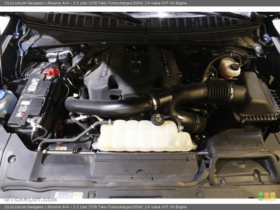 3.5 Liter GTDI Twin-Turbocharged DOHC 24-Valve VVT V6 2019 Lincoln Navigator Engine