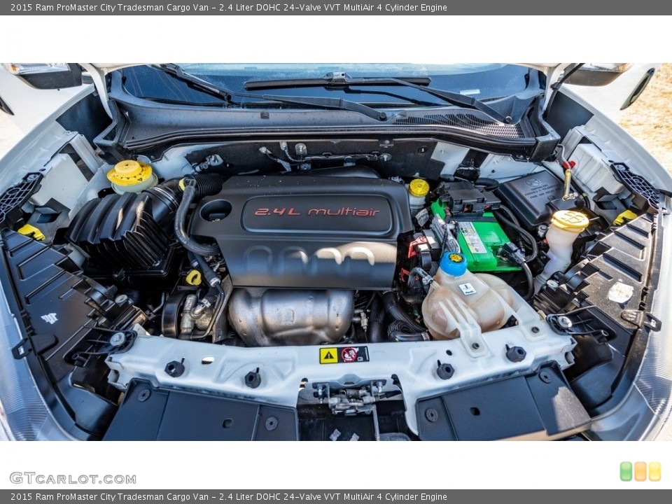 2.4 Liter DOHC 24-Valve VVT MultiAir 4 Cylinder 2015 Ram ProMaster City Engine