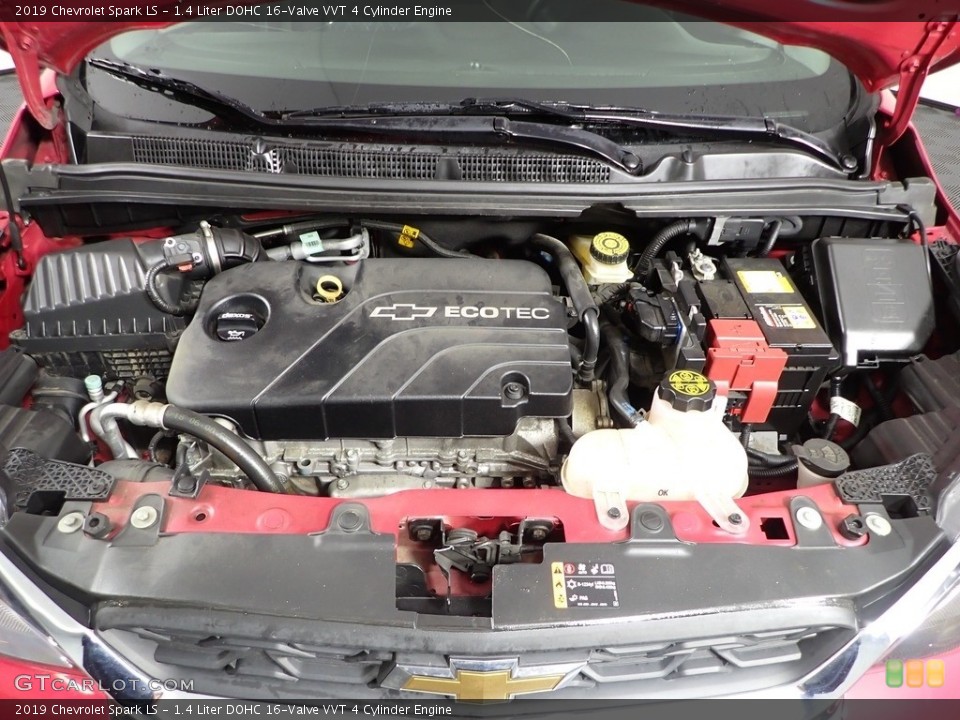 1.4 Liter DOHC 16-Valve VVT 4 Cylinder 2019 Chevrolet Spark Engine