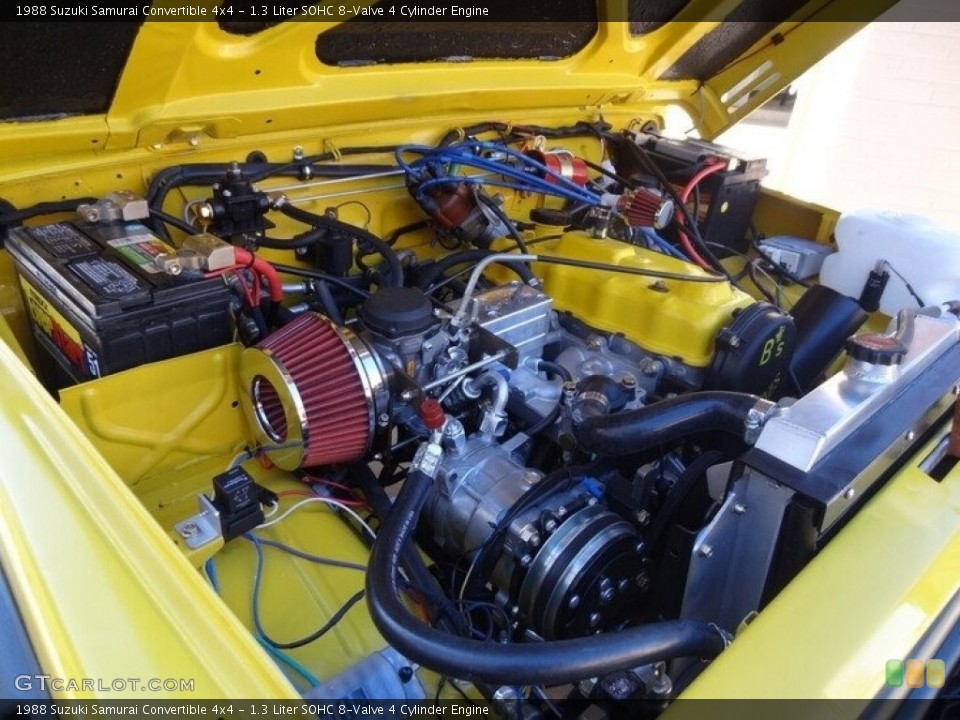 1.3 Liter SOHC 8-Valve 4 Cylinder 1988 Suzuki Samurai Engine