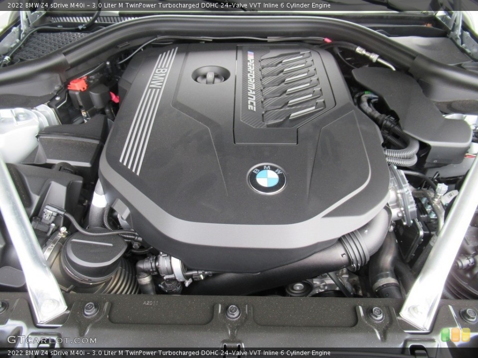 3.0 Liter M TwinPower Turbocharged DOHC 24-Valve VVT Inline 6 Cylinder 2022 BMW Z4 Engine