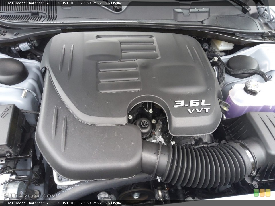 3.6 Liter DOHC 24-Valve VVT V6 2021 Dodge Challenger Engine
