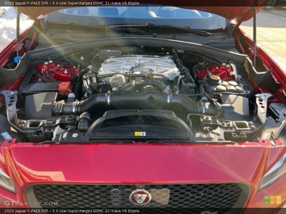 5.0 Liter Supercharged DOHC 32-Valve V8 Engine for the 2020 Jaguar F-PACE #143710789