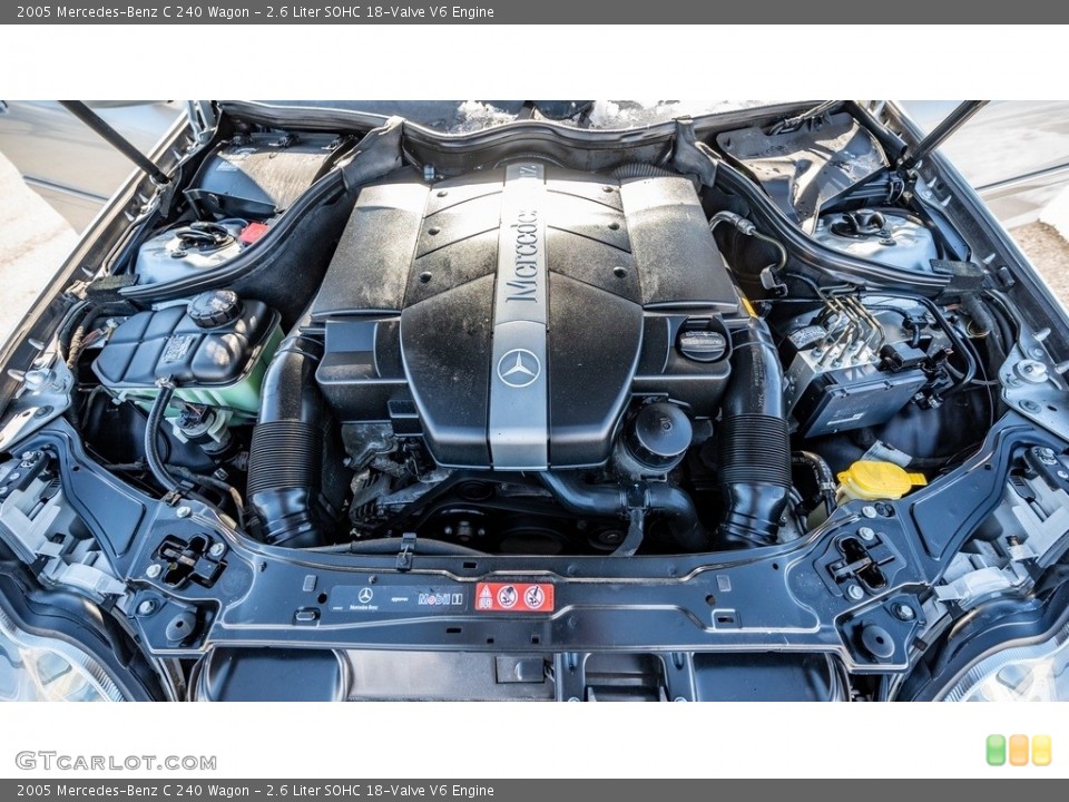 2.6 Liter SOHC 18-Valve V6 Engine for the 2005 Mercedes-Benz C #143714131