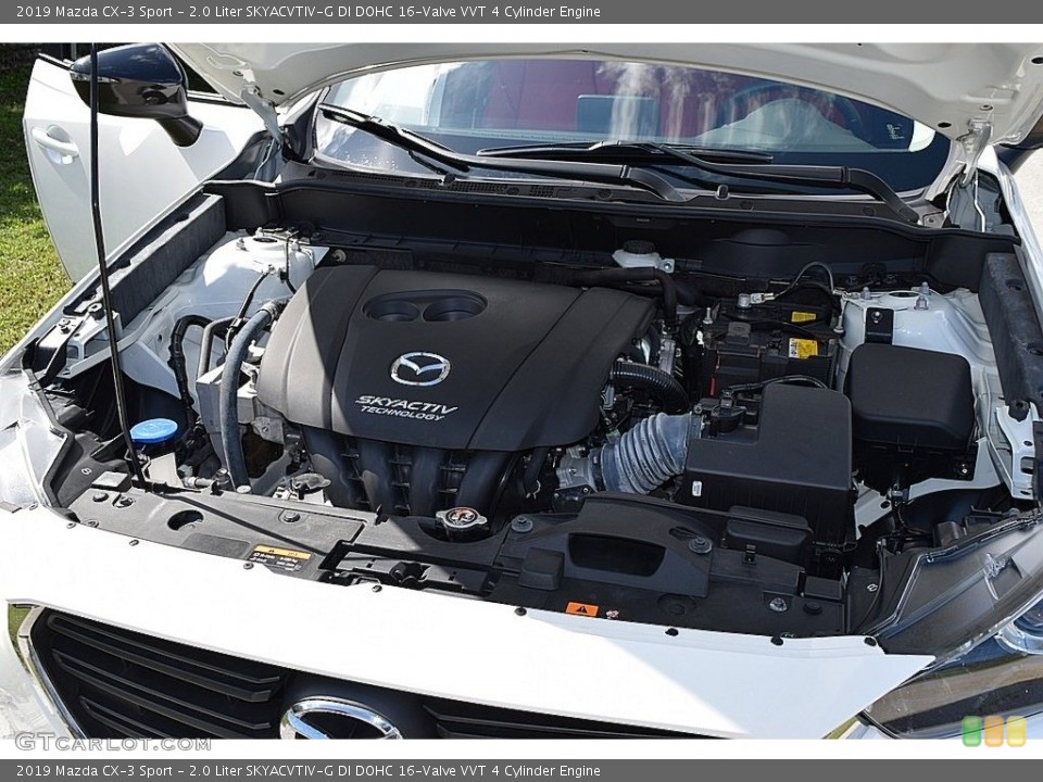 2.0 Liter SKYACVTIV-G DI DOHC 16-Valve VVT 4 Cylinder 2019 Mazda CX-3 Engine