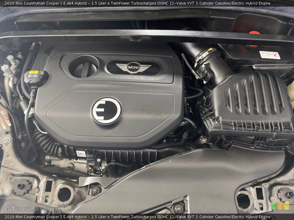 1.5 Liter e TwinPower Turbocharged DOHC 12-Valve VVT 3 Cylinder Gasoline/Electric Hybrid 2019 Mini Countryman Engine