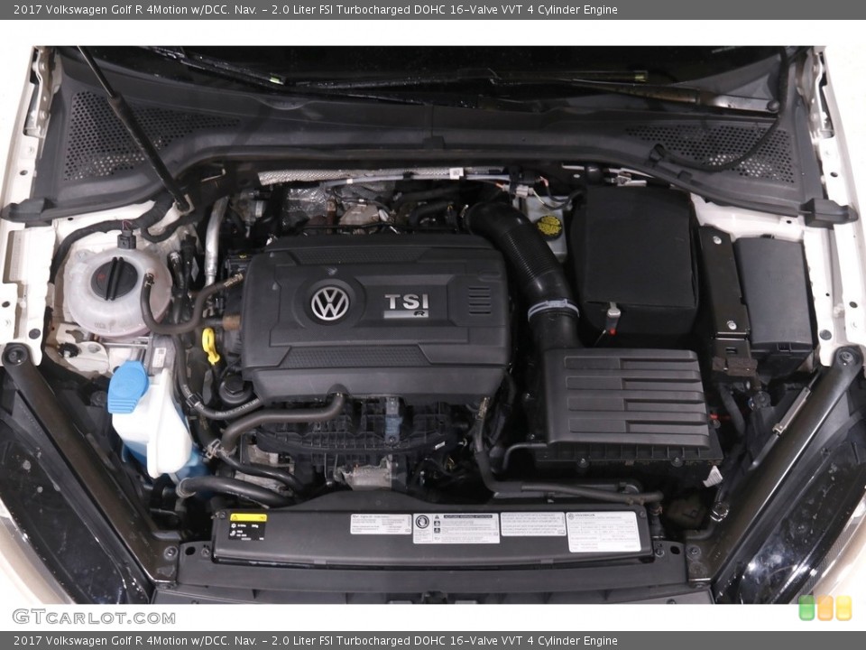 2.0 Liter FSI Turbocharged DOHC 16-Valve VVT 4 Cylinder 2017 Volkswagen Golf R Engine