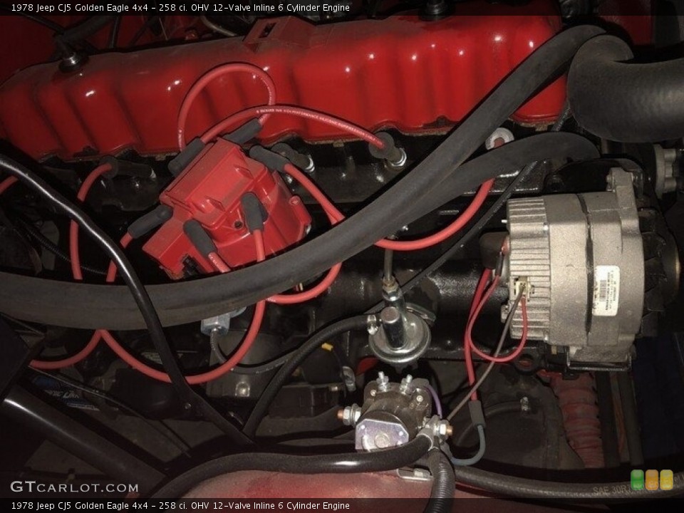 258 ci. OHV 12-Valve Inline 6 Cylinder Engine for the 1978 Jeep CJ5 #143755578