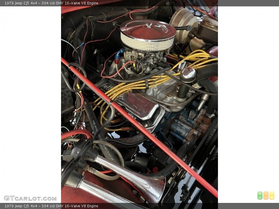 304 cid OHV 16-Valve V8 1979 Jeep CJ5 Engine