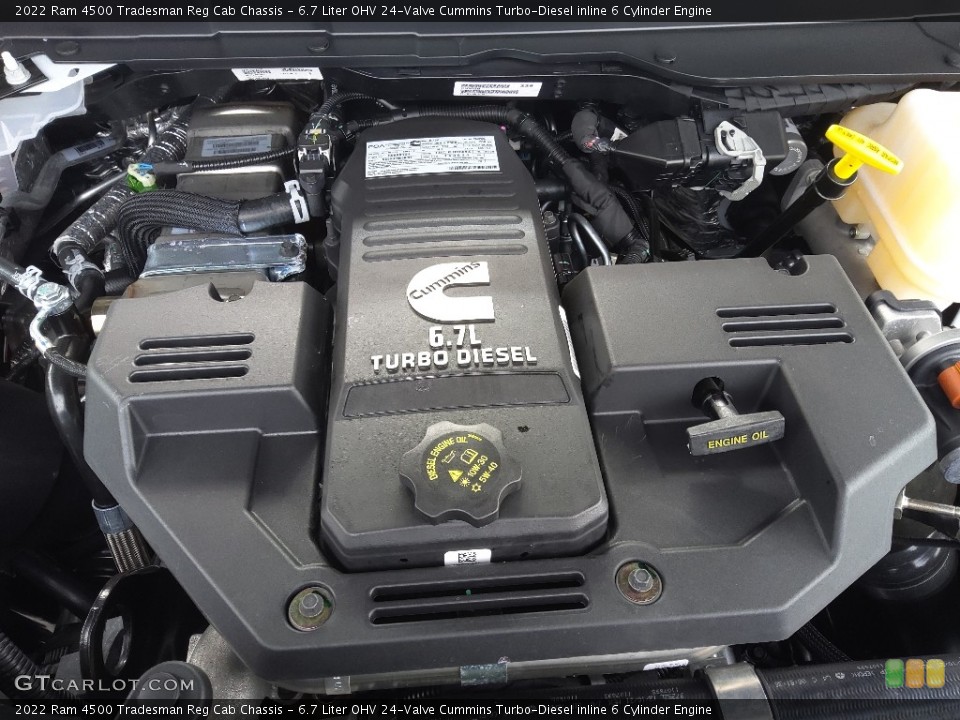 6.7 Liter OHV 24-Valve Cummins Turbo-Diesel inline 6 Cylinder Engine for the 2022 Ram 4500 #143778496