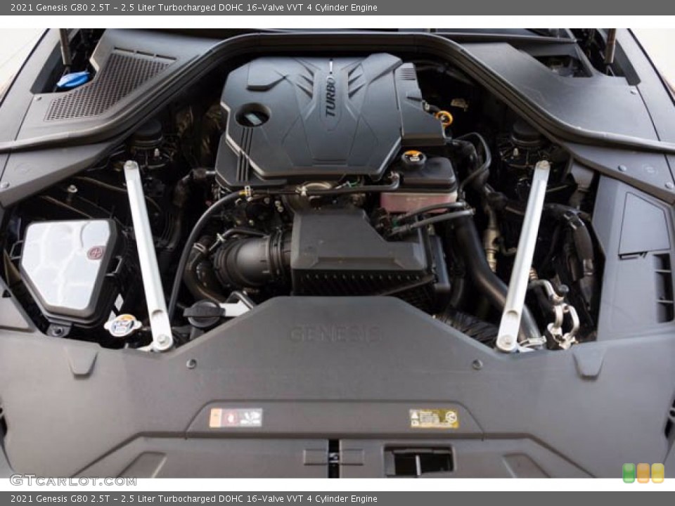 2.5 Liter Turbocharged DOHC 16-Valve VVT 4 Cylinder 2021 Genesis G80 Engine