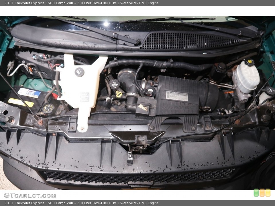 6.0 Liter Flex-Fuel OHV 16-Valve VVT V8 2013 Chevrolet Express Engine