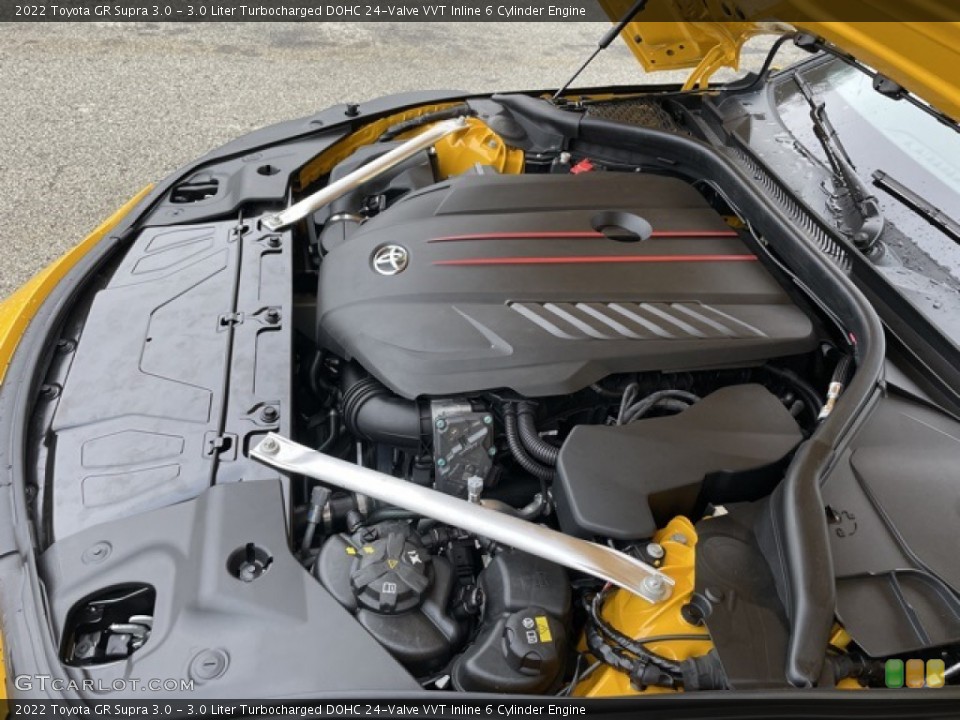3.0 Liter Turbocharged DOHC 24-Valve VVT Inline 6 Cylinder Engine for the 2022 Toyota GR Supra #143791094