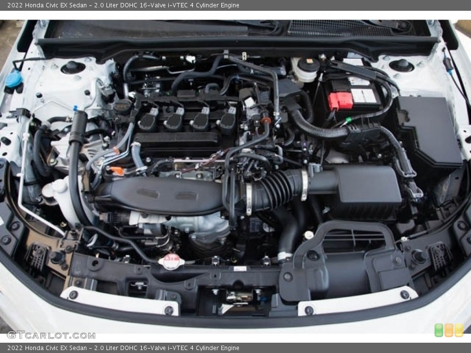 2.0 Liter DOHC 16-Valve i-VTEC 4 Cylinder 2022 Honda Civic Engine