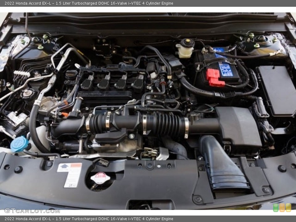 1.5 Liter Turbocharged DOHC 16-Valve i-VTEC 4 Cylinder 2022 Honda Accord Engine