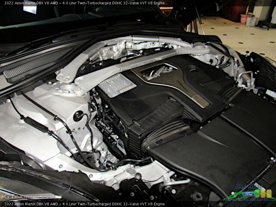4.0 Liter Twin-Turbocharged DOHC 32-Valve VVT V8 2022 Aston Martin DBX Engine