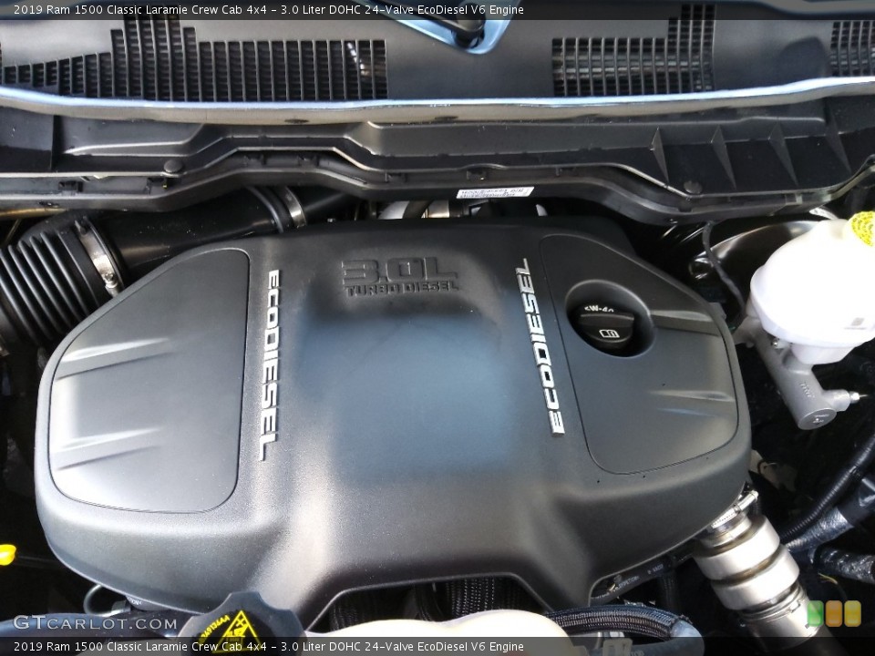 3.0 Liter DOHC 24-Valve EcoDiesel V6 2019 Ram 1500 Engine