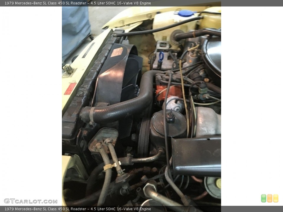 4.5 Liter SOHC 16-Valve V8 Engine for the 1979 Mercedes-Benz SL Class #143828095
