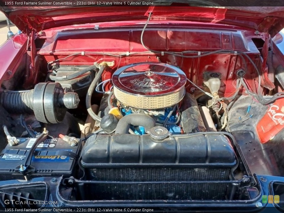 223ci OHV 12-Valve Inline 6 Cylinder 1955 Ford Fairlane Engine