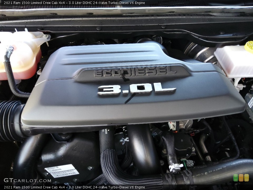 3.0 Liter DOHC 24-Valve Turbo-Diesel V6 Engine for the 2021 Ram 1500 #143834092