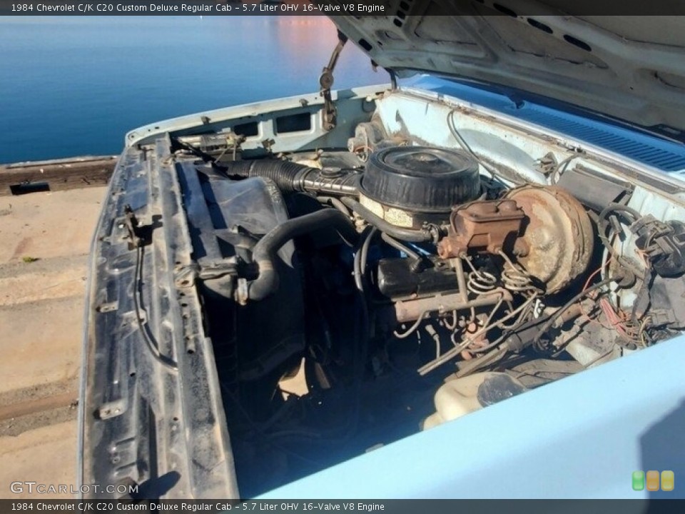 5.7 Liter OHV 16-Valve V8 Engine for the 1984 Chevrolet C/K #143836165