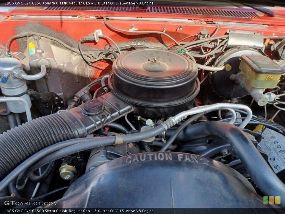 5.0 Liter OHV 16-Valve V8 Engine for the 1986 GMC C/K #143856079