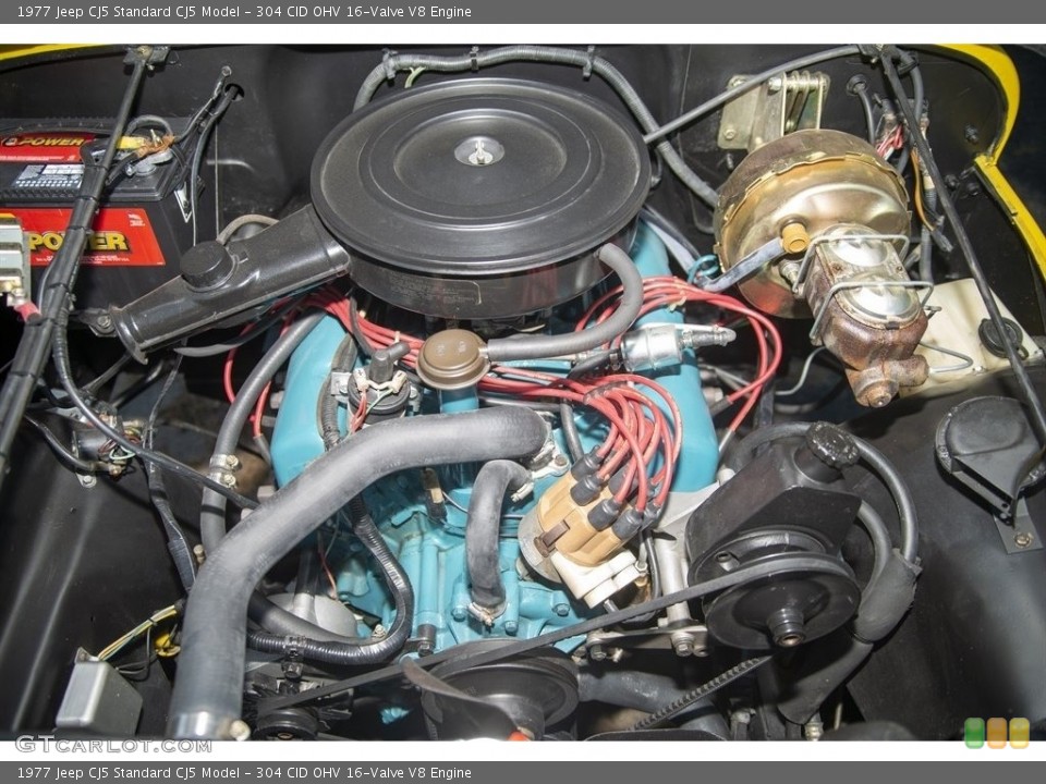 304 CID OHV 16-Valve V8 Engine for the 1977 Jeep CJ5 #143868711