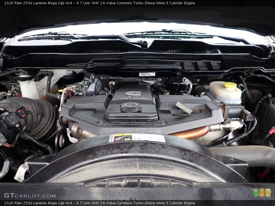 6.7 Liter OHV 24-Valve Cummins Turbo-Diesel Inline 6 Cylinder Engine for the 2016 Ram 2500 #143911589