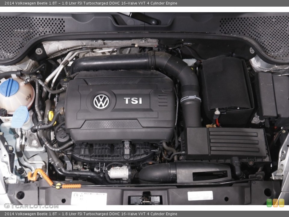 1.8 Liter FSI Turbocharged DOHC 16-Valve VVT 4 Cylinder 2014 Volkswagen Beetle Engine