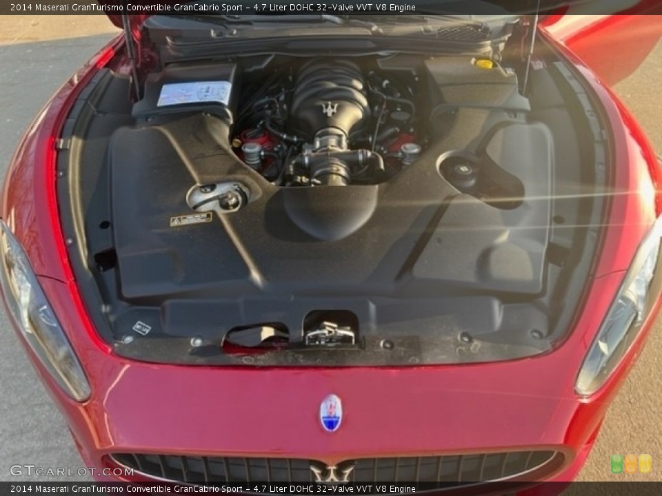4.7 Liter DOHC 32-Valve VVT V8 Engine for the 2014 Maserati GranTurismo Convertible #143936898