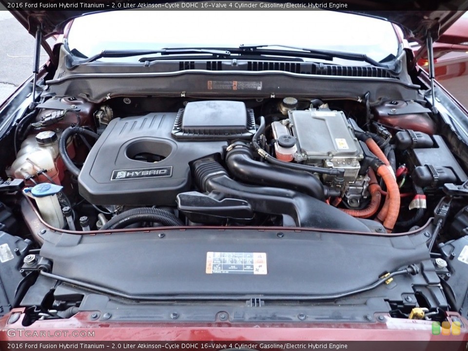2.0 Liter Atkinson-Cycle DOHC 16-Valve 4 Cylinder Gasoline/Electric Hybrid Engine for the 2016 Ford Fusion #143947267