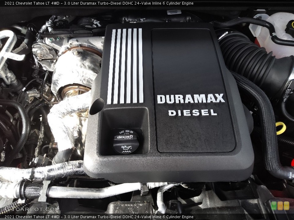 3.0 Liter Duramax Turbo-Diesel DOHC 24-Valve Inline 6 Cylinder 2021 Chevrolet Tahoe Engine