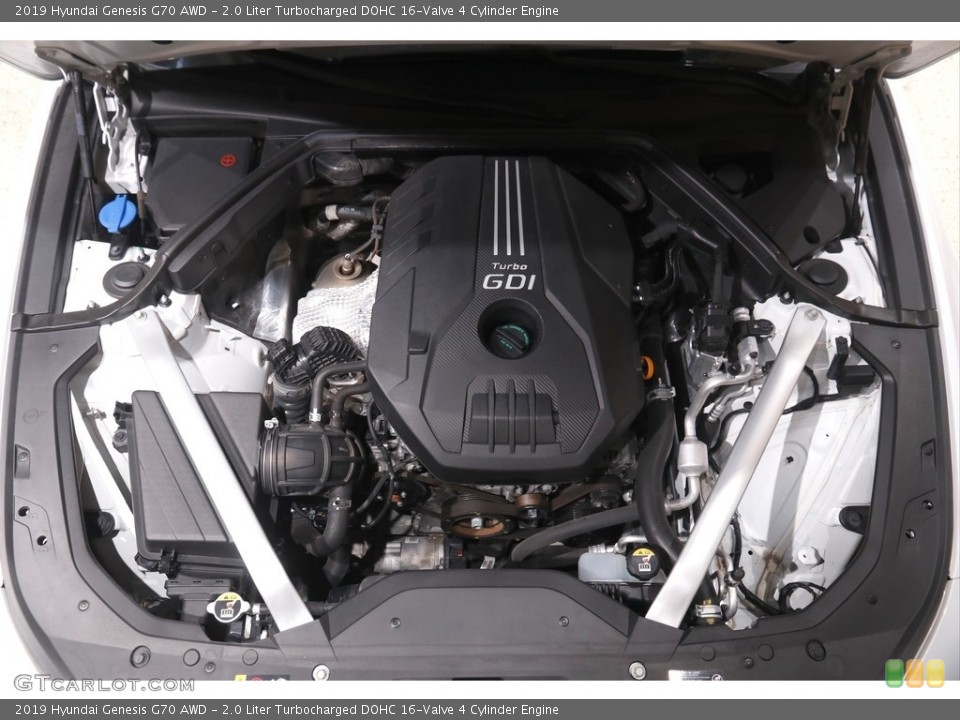 2.0 Liter Turbocharged DOHC 16-Valve 4 Cylinder 2019 Hyundai Genesis Engine
