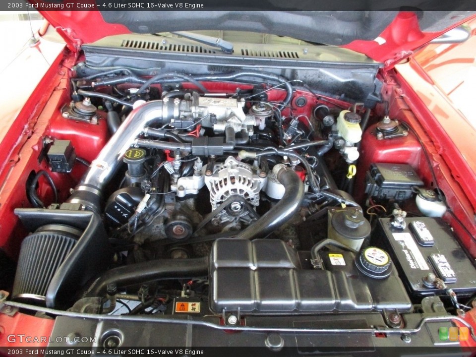 4.6 Liter SOHC 16-Valve V8 Engine for the 2003 Ford Mustang #143993025