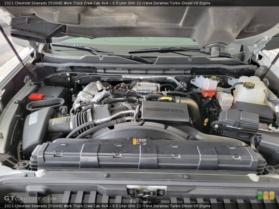 6.6 Liter OHV 32-Valve Duramax Turbo-Diesel V8 Engine for the 2021 Chevrolet Silverado 3500HD #143994564