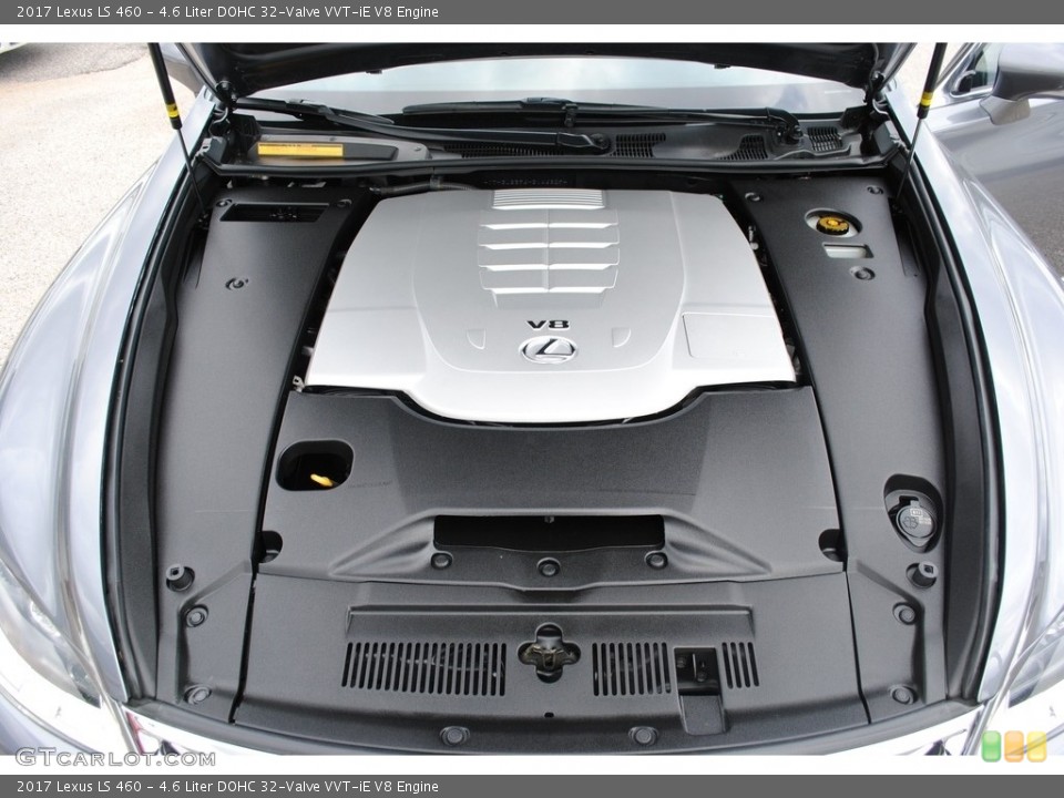 4.6 Liter DOHC 32-Valve VVT-iE V8 2017 Lexus LS Engine