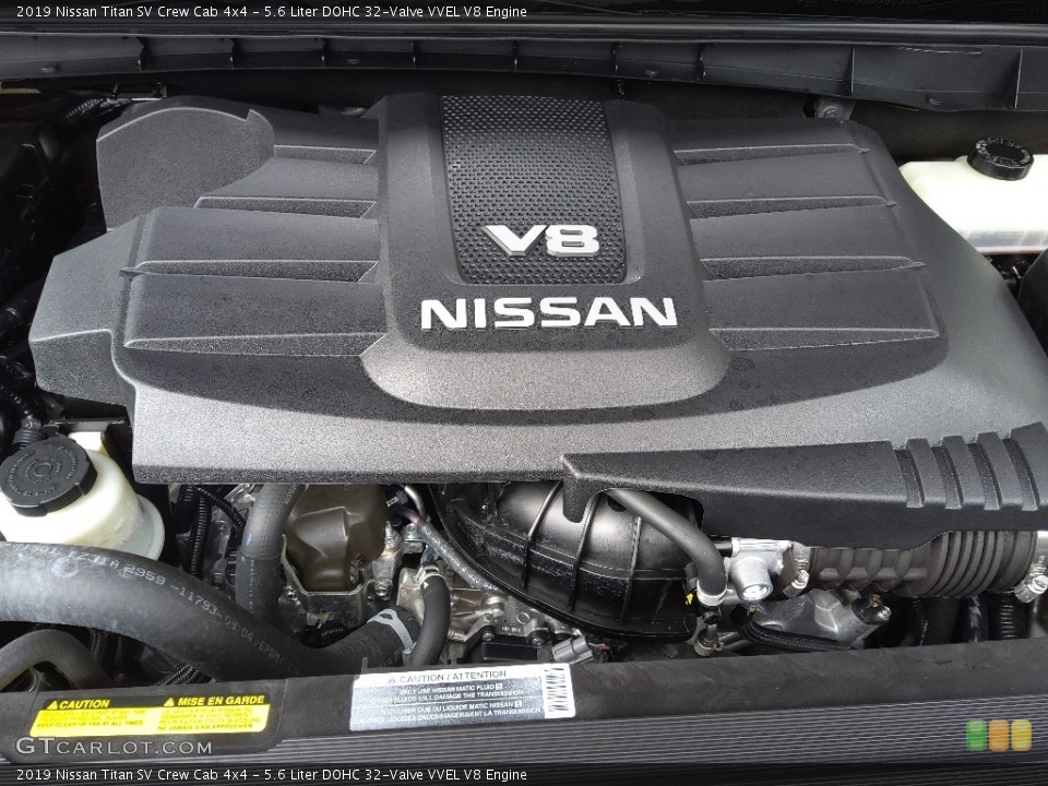5.6 Liter DOHC 32-Valve VVEL V8 Engine for the 2019 Nissan Titan #144006030