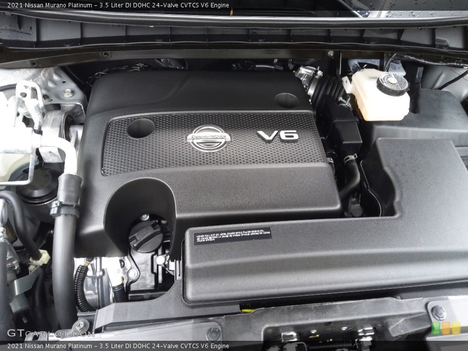 3.5 Liter DI DOHC 24-Valve CVTCS V6 2021 Nissan Murano Engine