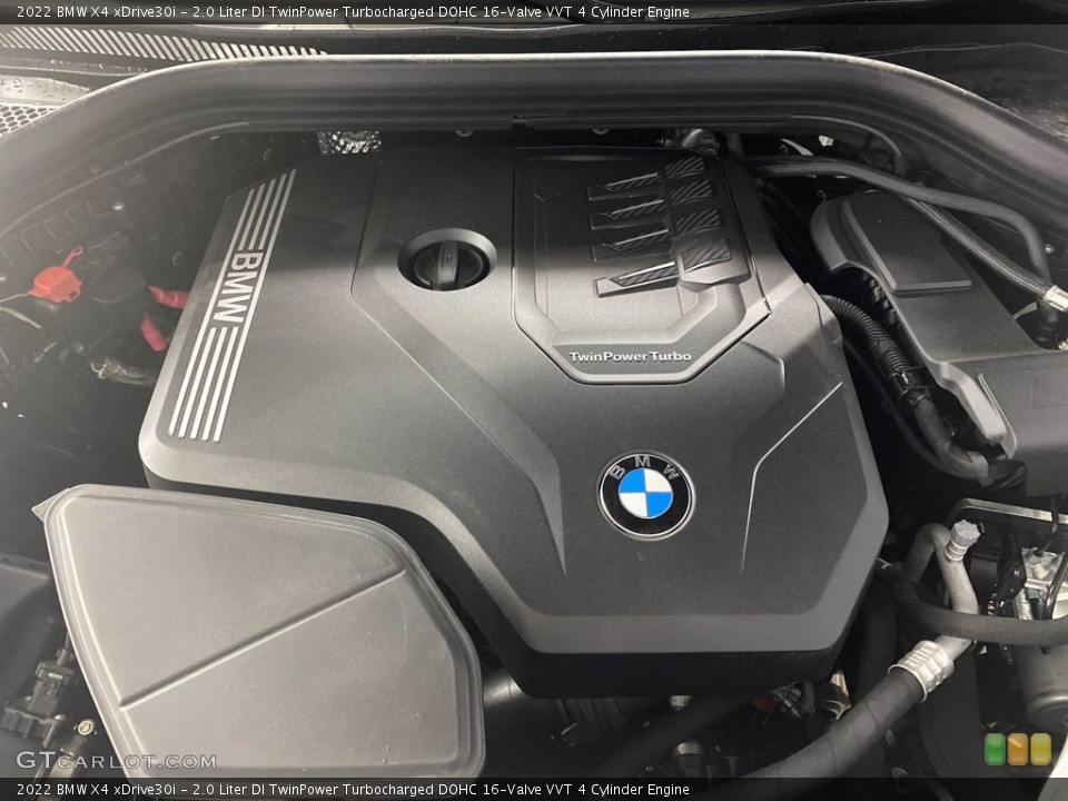 2.0 Liter DI TwinPower Turbocharged DOHC 16-Valve VVT 4 Cylinder 2022 BMW X4 Engine