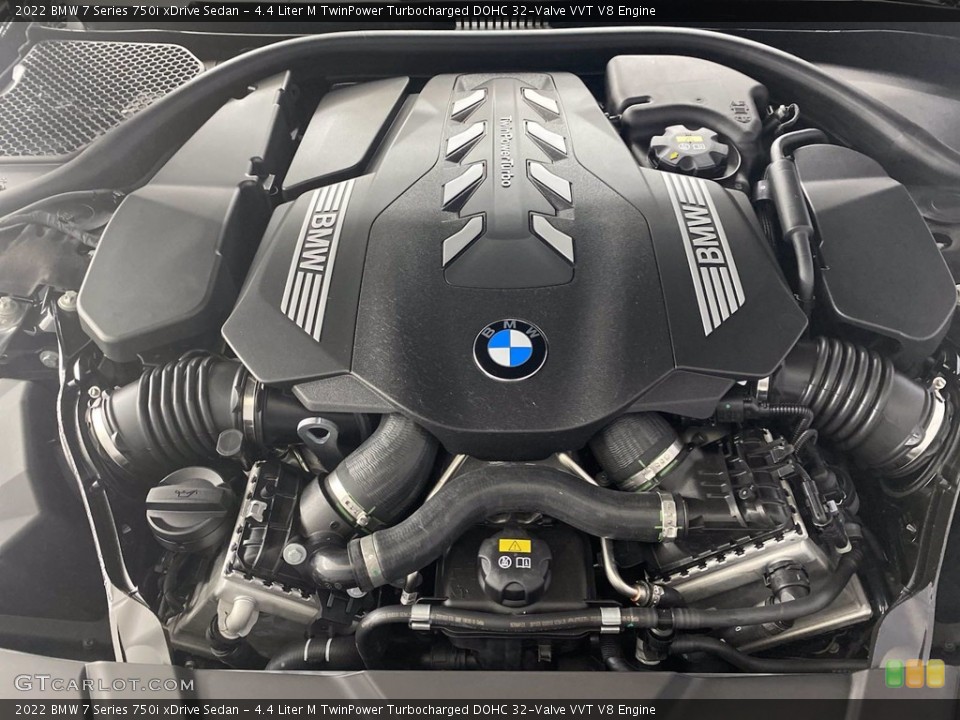 4.4 Liter M TwinPower Turbocharged DOHC 32-Valve VVT V8 Engine for the 2022 BMW 7 Series #144019732