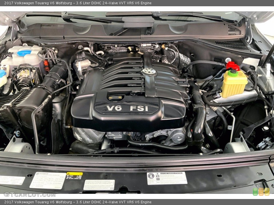 3.6 Liter DOHC 24-Valve VVT VR6 V6 2017 Volkswagen Touareg Engine