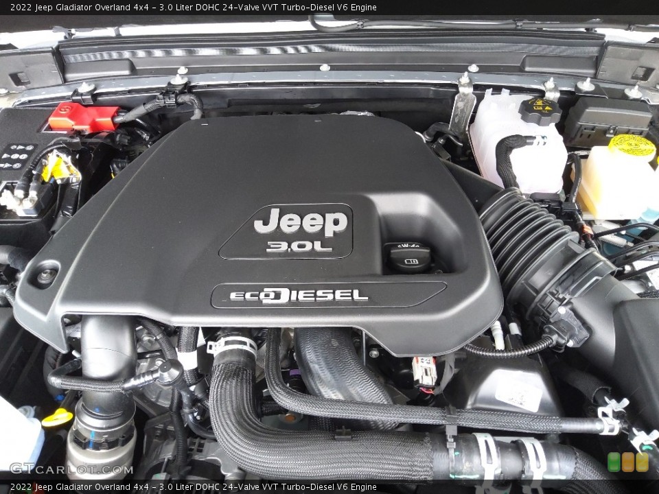 3.0 Liter DOHC 24-Valve VVT Turbo-Diesel V6 Engine for the 2022 Jeep Gladiator #144045550