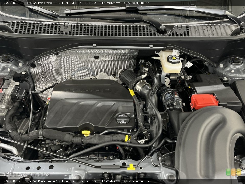 1.2 Liter Turbocharged DOHC 12-Valve VVT 3 Cylinder 2022 Buick Encore GX Engine
