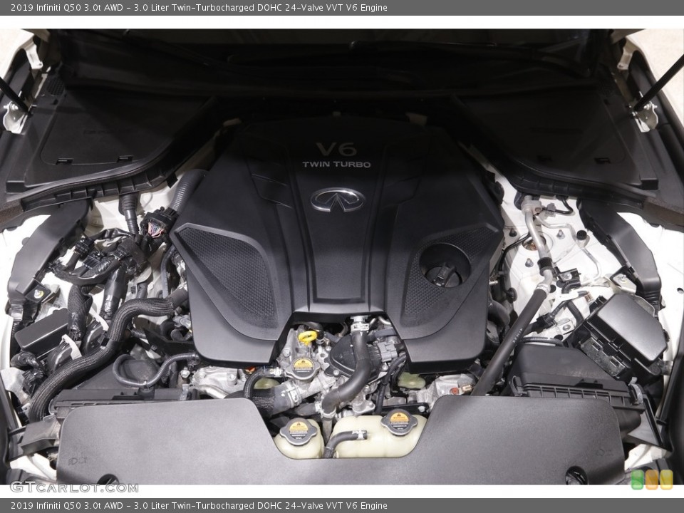 3.0 Liter Twin-Turbocharged DOHC 24-Valve VVT V6 2019 Infiniti Q50 Engine
